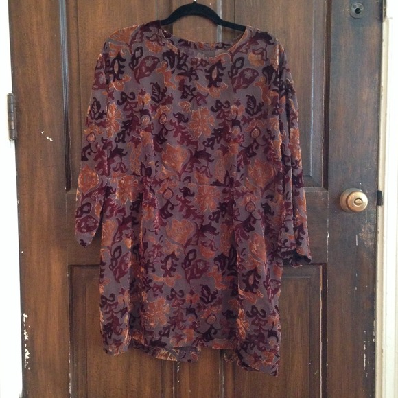 ❤️sold in bundle❤️Vintage Velvet / Chiffon dress