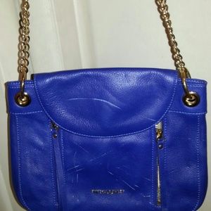 Cynthia rowley royal blue leather bag
