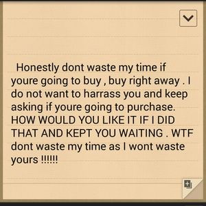 DONT WASTE MY TIME