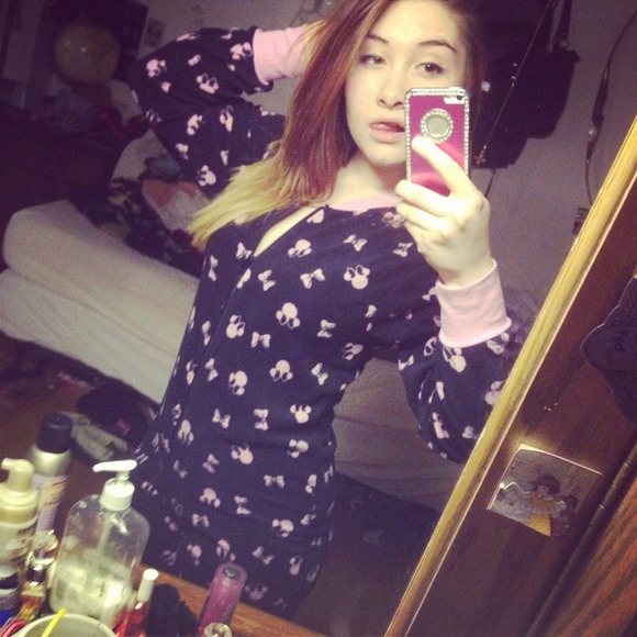 Minnie Mouse footsie pajamas