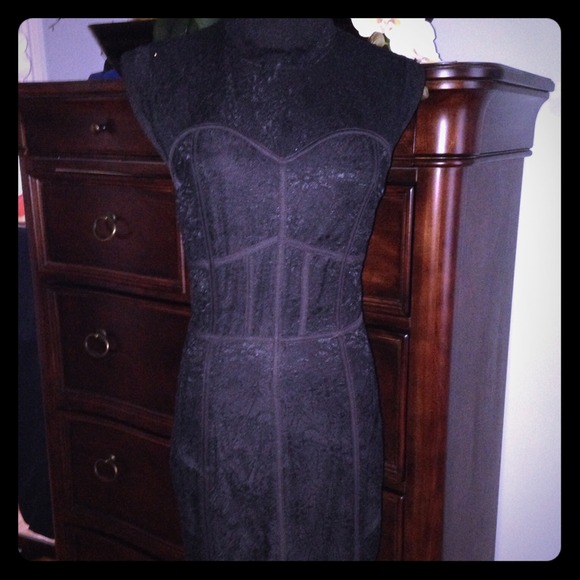 Lace corset dress