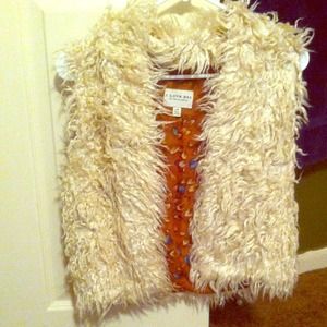 Faux fur vest
