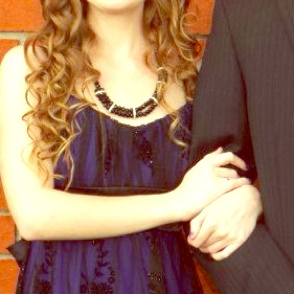 ❤Sparkling beaded black necklace!❤ - Picture 1 of 2