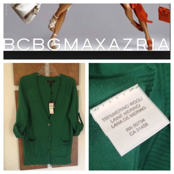 🎉SOLD🎉100% wool BCBG cardigan