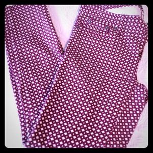 JCrew patterned jeans