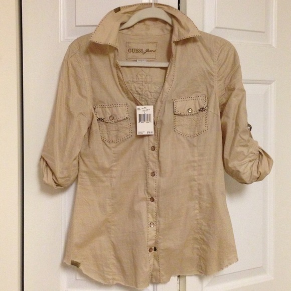 NWT GUESS button down shirt