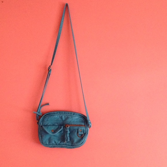 Turquoise cross body.