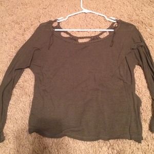 American eagle army green shirt