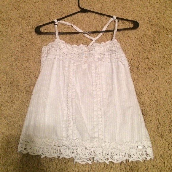 hollister white tank top - Picture 1 of 2