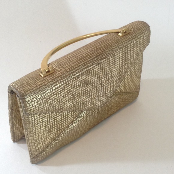 Valentino Couture Gold Handbag - Picture 3 of 4