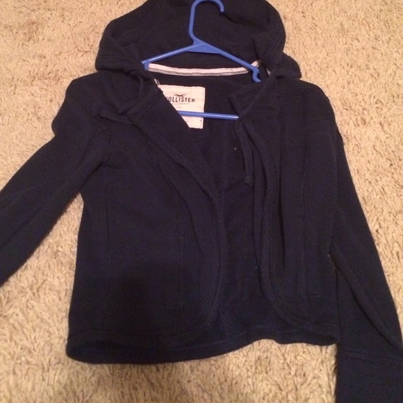 hollister quarter sleeve sweatshirt jacket