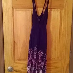 Purple sundress