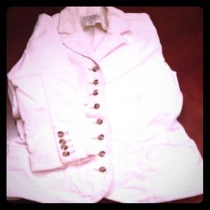 Ralph Lauren Ivory Corduroy Jacket - Size M