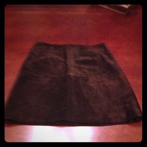 Ann Taylor Suede Skirt - Size 6