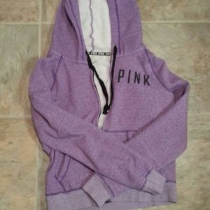 Victoria Secret-PINK purple zip up
