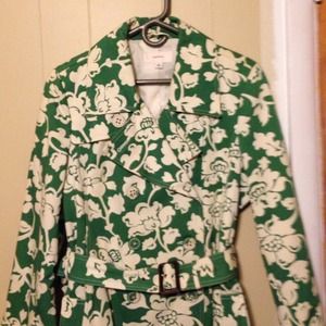 Peacoat floral jacket