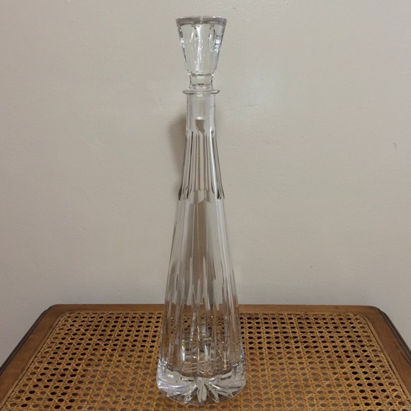 3 HANDMADE, VINTAGE, EUROPEAN CRYSTAL DECANTERS - Picture 4 of 4