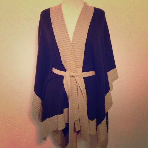 New York & Company wrap/drape sweater