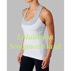 Lululemon scoop neck tank sz 6