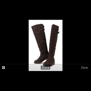 Qupid brand new brown knee high riding boots size6