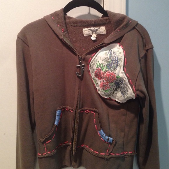 Sweatshirt zipped