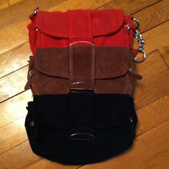 Suede purses