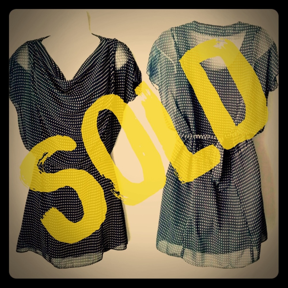 W118 by Walter Baker Sheer Polka Dot Dress