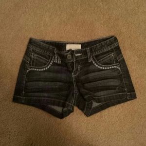 Blue jean shorts