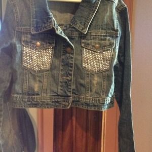 Bling jean jacket