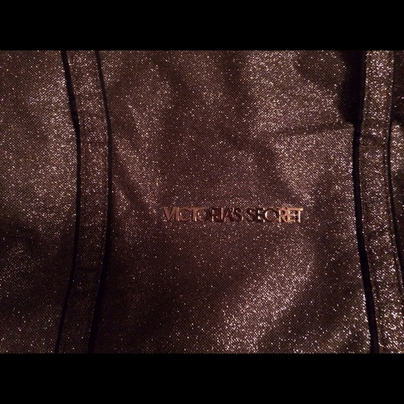 *SOLD* Victoria's Secret Sparkly Overnight Bag - Picture 2 of 3