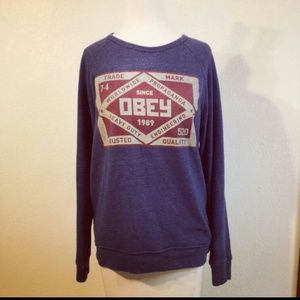 Obey sweater and SM yellow stiletto bundle