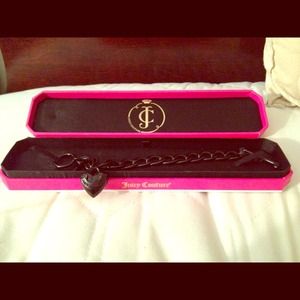 New Juicy Couture Heart Puff Toggle Bracelet.