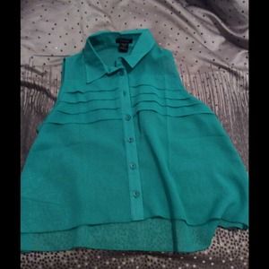 Blue/ green top