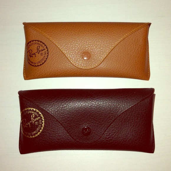 Authentic Ray-Ban and CHANEL sunglasses case.