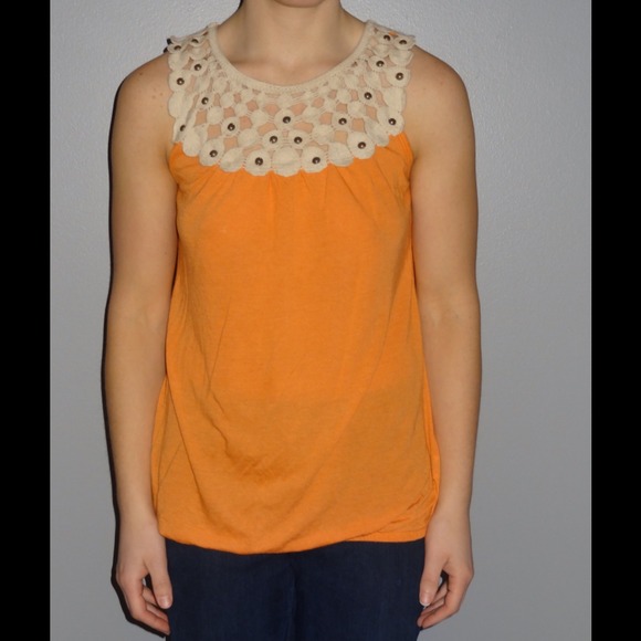 No Longer Available -Flirty Orange Tank