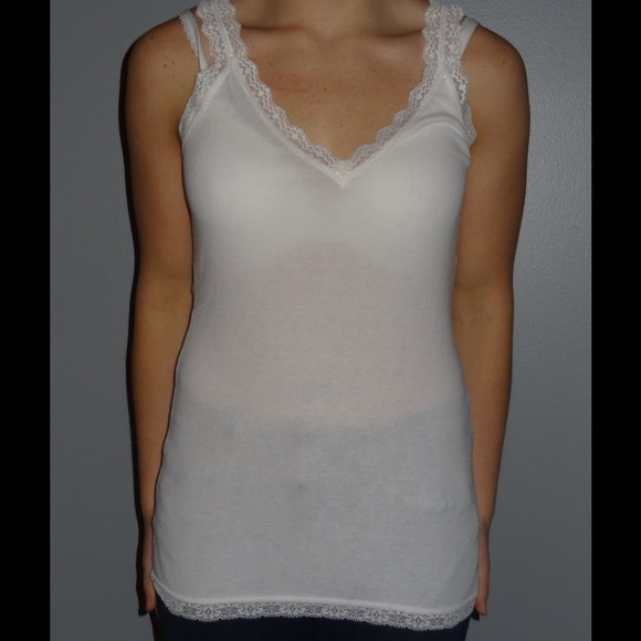 White Lace Tank