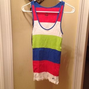 Multicolored nike tank top
