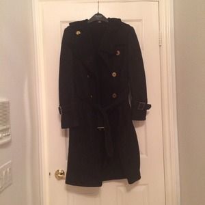 Coach shearling trench coat