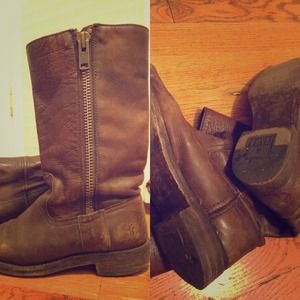 Frye Brown Leather Boots