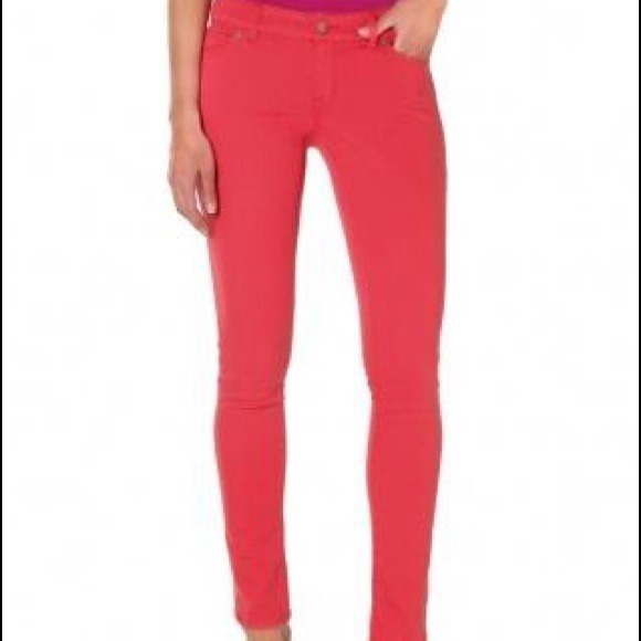 The Limited Coral Skinny Denim