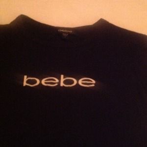 Black bebe t- shirt