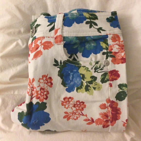 Floral Skinny Jeans