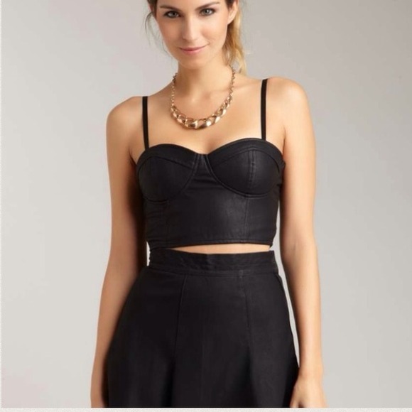 MINKPINK black bustier "Christie"