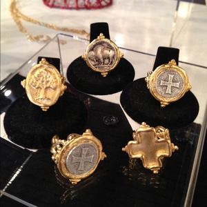 24K Gold Plated Statement Rings