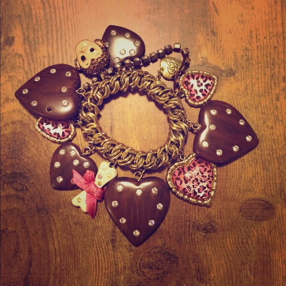 Betsey Johnson Monkey Stretch Bracelet