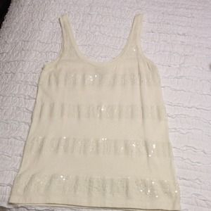 J crew collection sequin tank