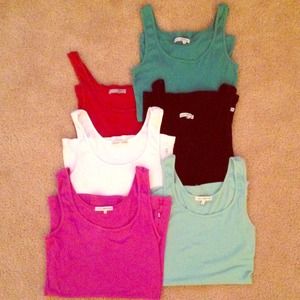 James Perse 6 tank Bundle!!!!