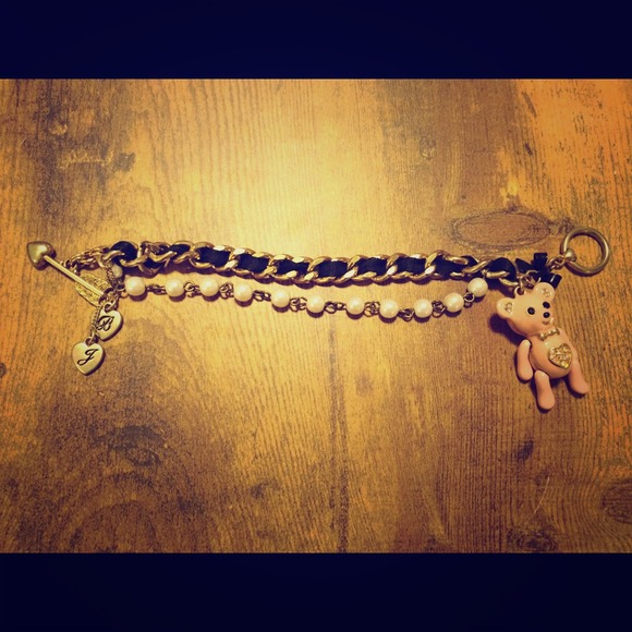 Betsey Johnson Teddy Bear Bracelet
