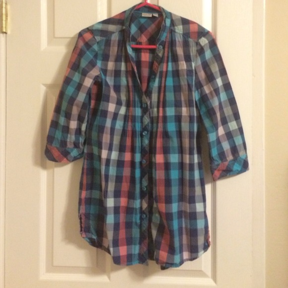 Esprit plaid shirt dress