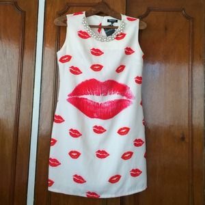 DKNY lips dress